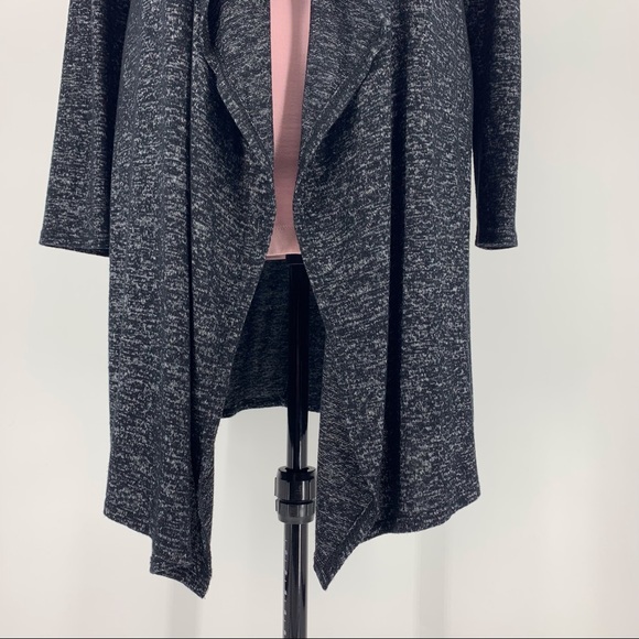 Prospect BLVD Duster Length Marled Cowl Neck Cardigan, Large - Picture 3 of 16